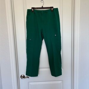 Figs Men's Green Cairo Cargo Scrub Pants Size Large